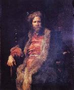 Anthony Van Dyck Portrait of the one armed painter Marten Rijckaert oil on canvas